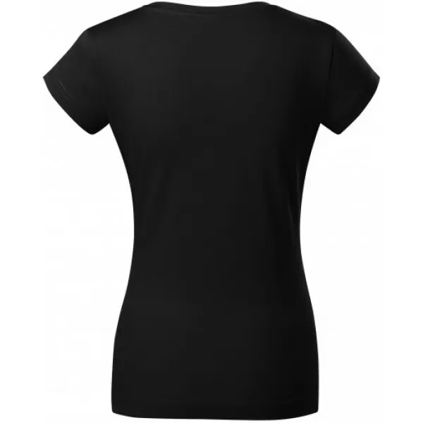  Dámské triko MALFINI FIT V-NECK 162 ČERNÁ 