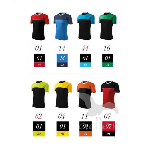  Pánské triko MALFINI COLORMIX 109 ČERNÁ 