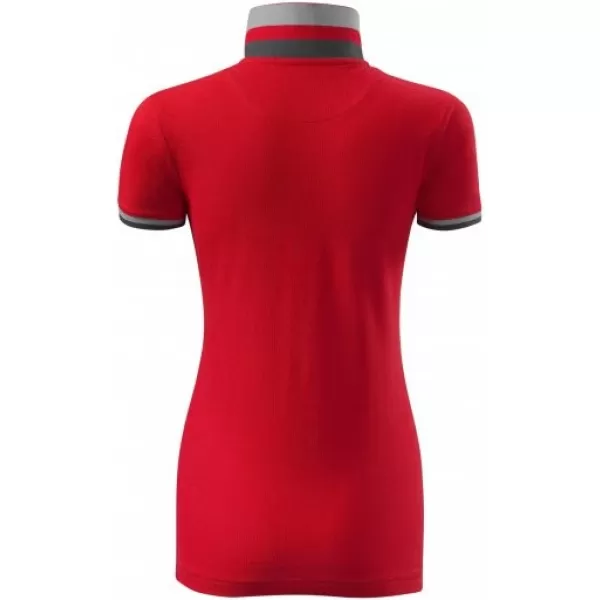  Dámské triko s límečkem MALFINI PREMIUM COLLAR UP 257 FORMULA RED 