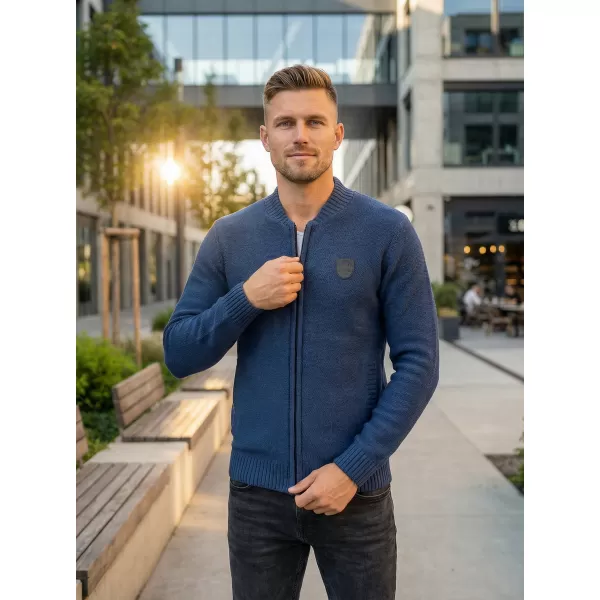  Pánský svetr ALTISPORT ZINAJ MPLS093 TMAVĚ MODRÁ 