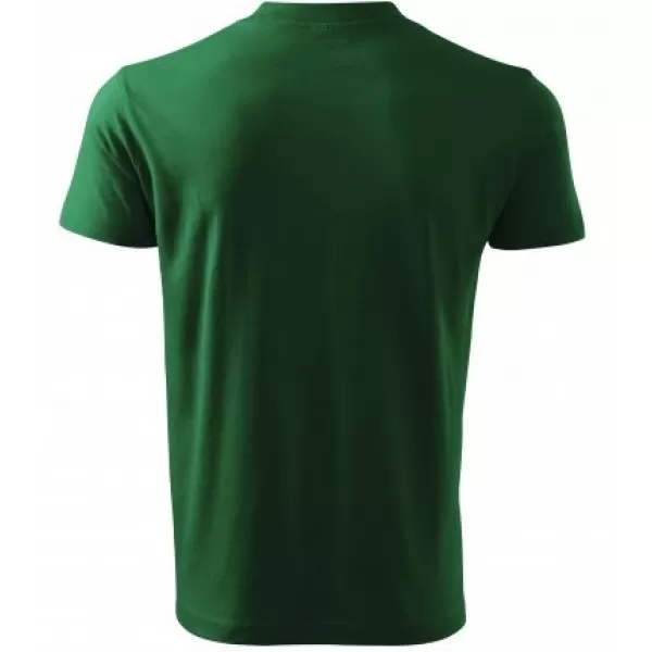  Pánské triko MALFINI V-NECK 102 LAHVOVĚ ZELENÁ 