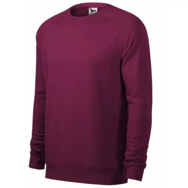  Pánská mikina MALFINI MERGER 415 RED PLUM MELÍR 
