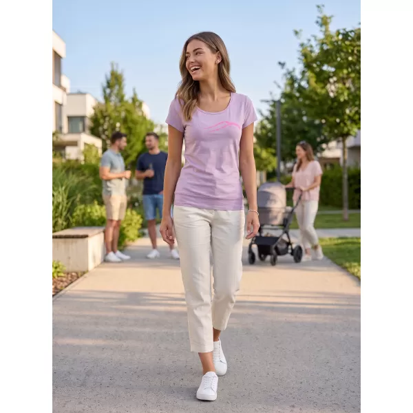  Dámské triko ALTISPORT CARRYOVER ALW001120 LEVANDULOVÁ 
