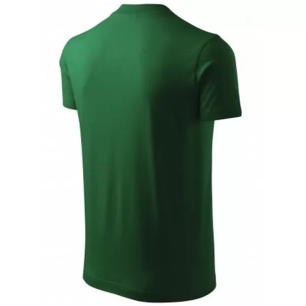  Pánské triko MALFINI V-NECK 102 LAHVOVĚ ZELENÁ 