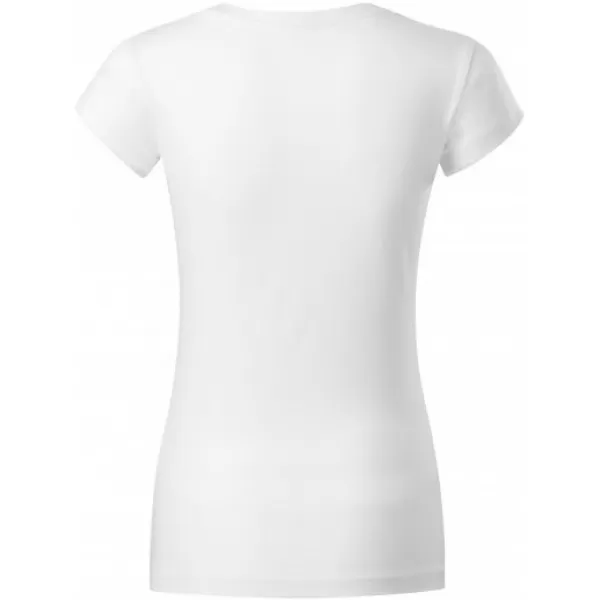  Dámské triko MALFINI FIT V-NECK 162 BÍLÁ 