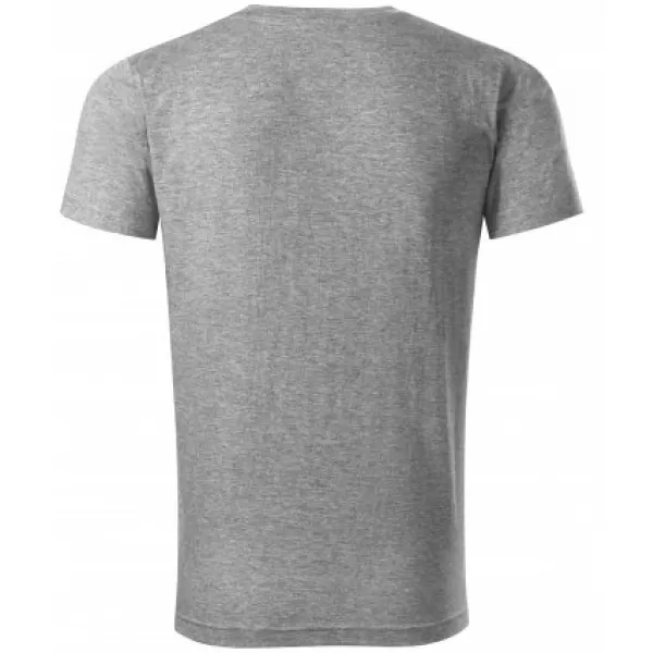  Pánské triko MALFINI HEAVY V-NECK 111 TMAVĚ ŠEDÝ MELÍR 