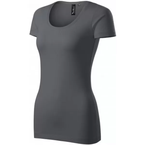  Dámské triko s krátkým rukávem MALFINI PREMIUM ACTION 152 LIGHT ANTHRACITE 