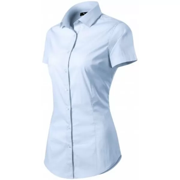  Dámská košile s krátkým rukávem MALFINI PREMIUM FLASH 261 LIGHT BLUE 