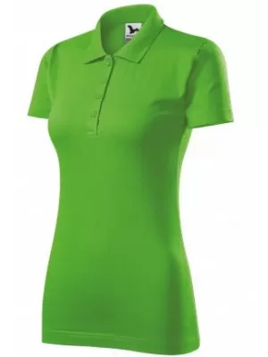 Dámské triko s límečkem MALFINI SINGLE J. 223 APPLE GREEN