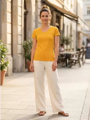Dámské triko ALTISPORT LUKENA LTSS701 ŽLUTÁ