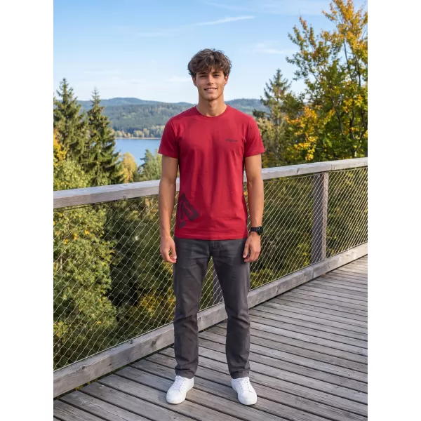  Pánské triko ALTISPORT ALM013129 MARLBORO ČERVENÁ 