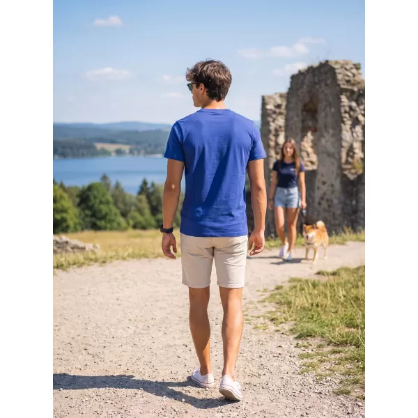  Pánské triko ALTISPORT ALM013129 KRÁLOVSKÁ MODRÁ 