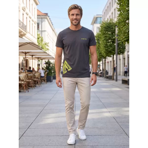  Pánské triko ALTISPORT ALM013129 EBONY GRAY 