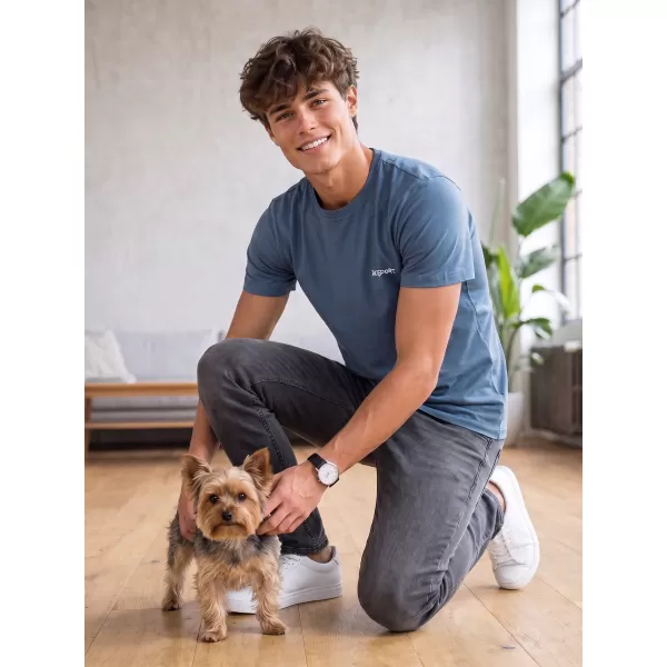  Pánské triko ALTISPORT ALM013129 DENIM 