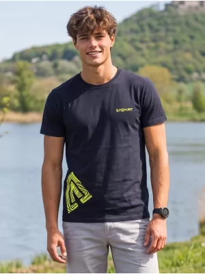 Pánské triko ALTISPORT ALM013129 NÁMOŘNÍ MODRÁ