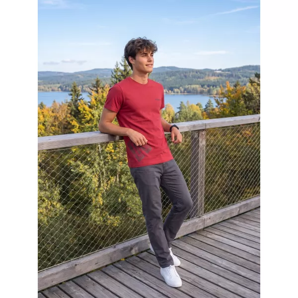 Pánské triko ALTISPORT ALM013129 MARLBORO ČERVENÁ 