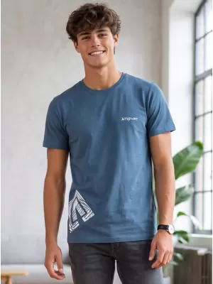 Pánské triko ALTISPORT ALM013129 DENIM