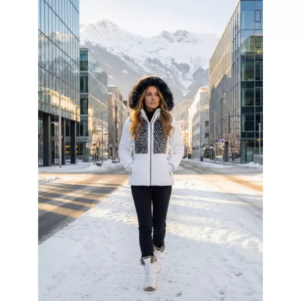  Dámská zimní bunda LUHTA ELLOLA OPTIC WHITE 