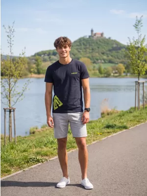 Pánské triko ALTISPORT ALM013129 NÁMOŘNÍ MODRÁ