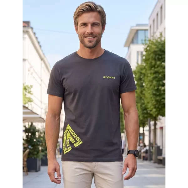  Pánské triko ALTISPORT ALM013129 EBONY GRAY 