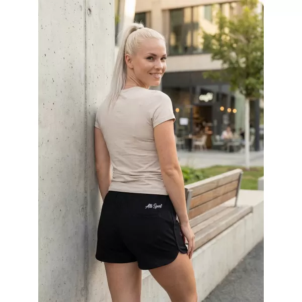  Dámské šortky ALTISPORT KAKOSA ČERNÁ 