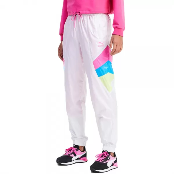  Dámské kalhoty PUMA TFS TRACK PANT WOVEN WHITE 