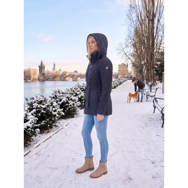  Dámská zimní bunda KIXMI KAITLYN TMAVĚ MODRÁ 