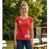 Dámské triko ALTISPORT CARRYOVER ALW016122 ČERVENÁ