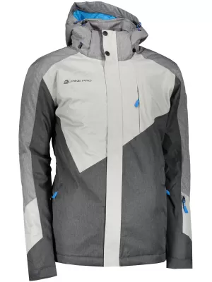 Pánská lyžařská bunda ALPINE PRO SARDAR 4 MJCS450 ŠEDÁ
