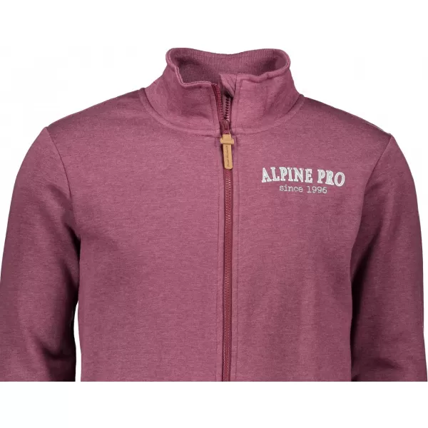  Pánská mikina ALPINE PRO ELIAN MSWS259 FIALOVÁ 