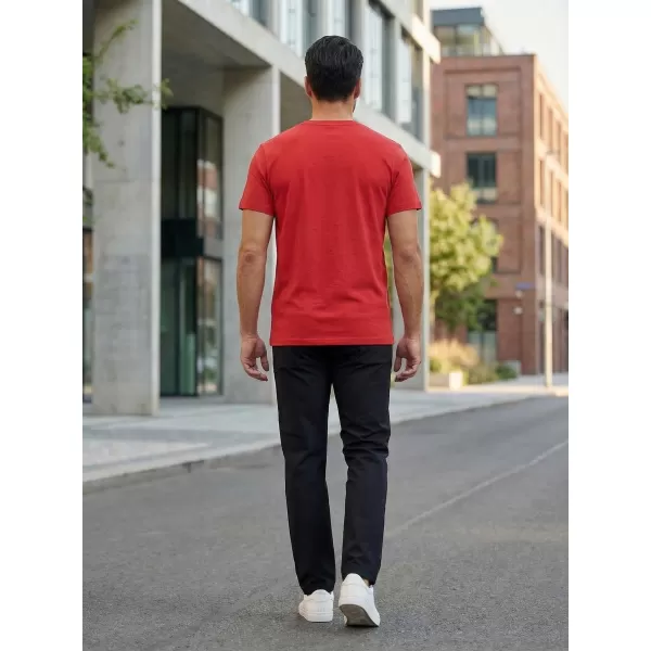  Pánské triko ALTISPORT CARRYOVER ALM027F29 ČERVENÁ 