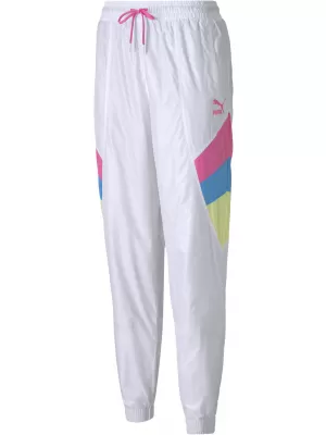 Dámské kalhoty PUMA TFS TRACK PANT WOVEN WHITE