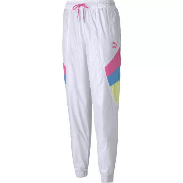  Dámské kalhoty PUMA TFS TRACK PANT WOVEN WHITE 