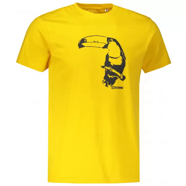  Pánské triko ALTISPORT ALM020F29 ŽLUTÁ 