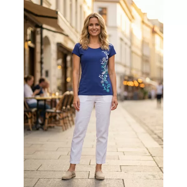  Dámské triko ALTISPORT CARRYOVER ALW029122 KRÁLOVSKÁ MODRÁ 