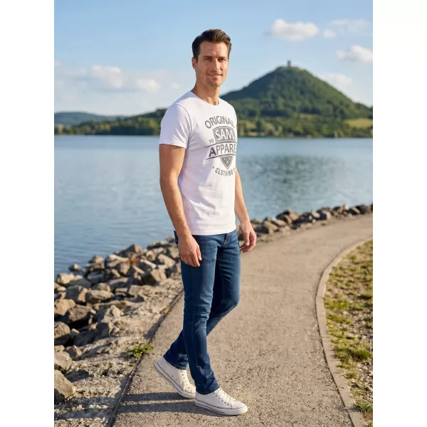 Pánské triko SAM 73 LIAM MT 768 BÍLÁ 