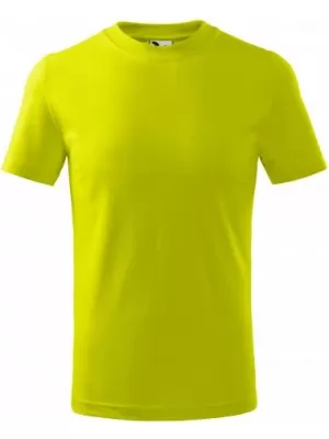 Dětské triko MALFINI BASIC 138 LIMETKOVÁ