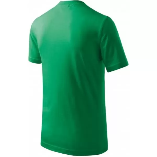  Dětské triko MALFINI BASIC 138 STŘEDNĚ ZELENÁ 