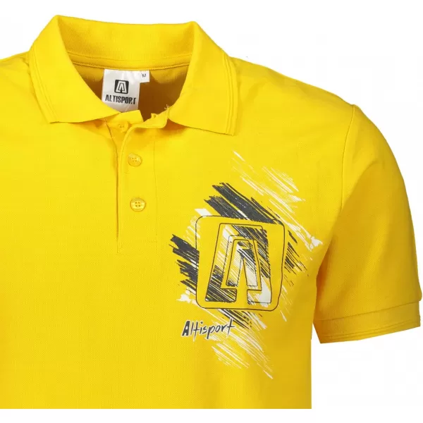  Pánské triko ALTISPORT ALM032203 ŽLUTÁ 