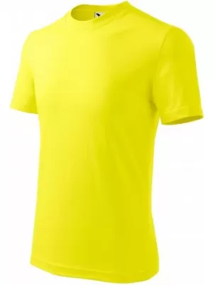 Dětské triko MALFINI BASIC 138 CITRONOVÁ