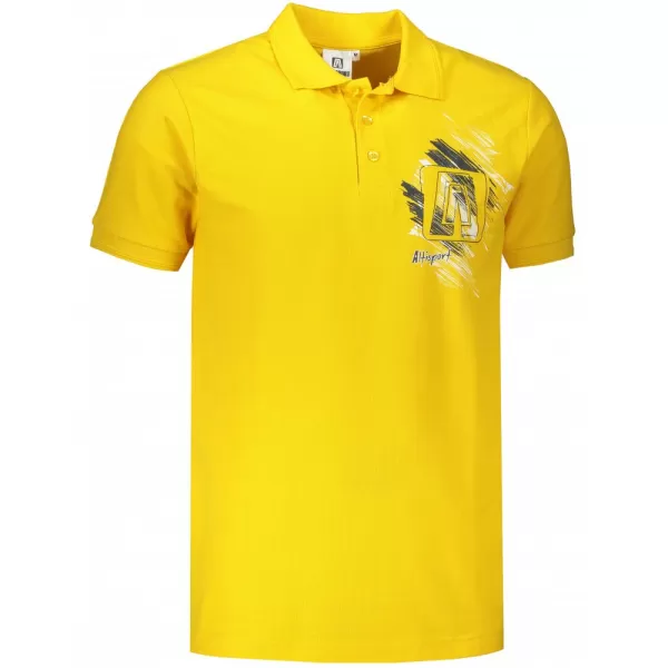  Pánské triko ALTISPORT ALM032203 ŽLUTÁ 