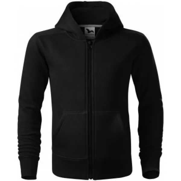  Dětská mikina MALFINI TRENDY ZIPPER 412 ČERNÁ 