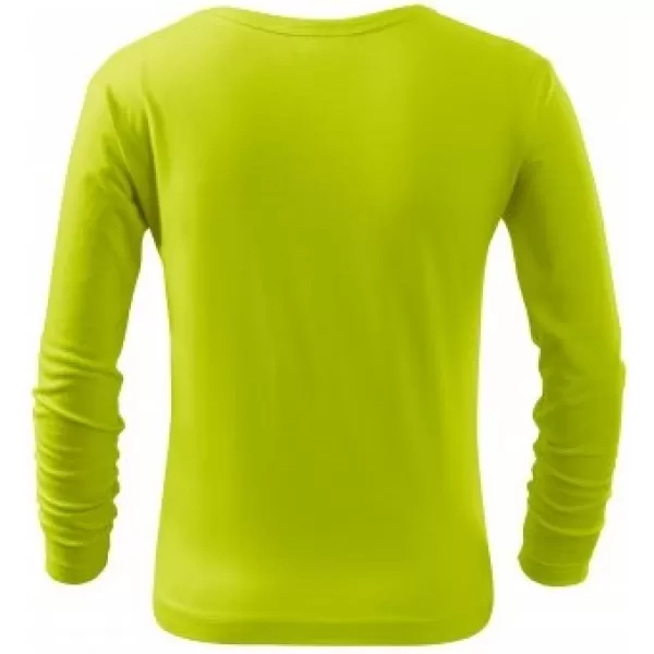  Dětské triko MALFINI FIT-T LS 121 LIMETKOVÁ 