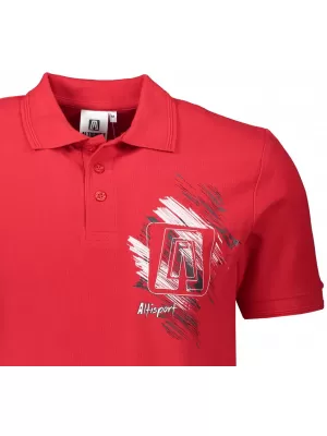 Pánské triko ALTISPORT ALM032203 ČERVENÁ