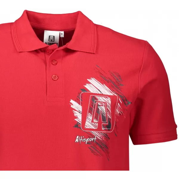  Pánské triko ALTISPORT ALM032203 ČERVENÁ 