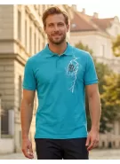 Pánské triko ALTISPORT CARRYOVER ALM027203 TYRKYSOVÁ