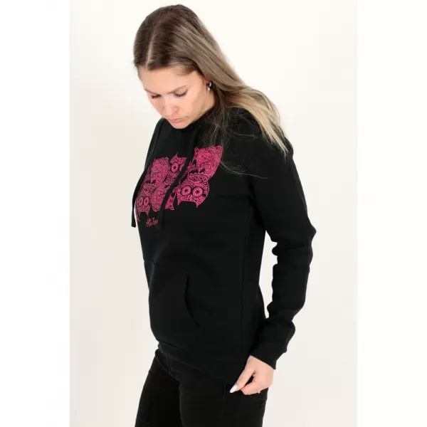  Dámská mikina ALTISPORT ALW005JN795 ČERNORŮŽOVÁ 