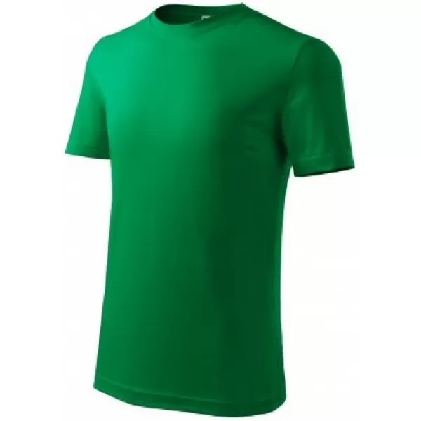  Dětské triko MALFINI CLASSIC NEW 135 STŘEDNĚ ZELENÁ 