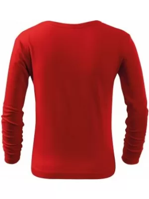 Dětské triko MALFINI FIT-T LS 121 ČERVENÁ