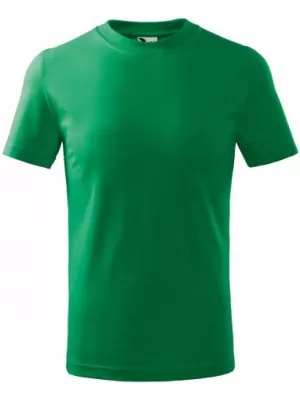 Dětské triko MALFINI BASIC 138 STŘEDNĚ ZELENÁ